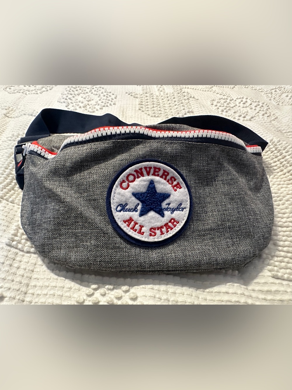 Converse Gray and Navy All Star Fanny pack Bag